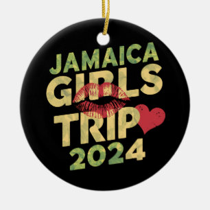 Girls Trip Jamaica 2024 Sommerferien Wochenende Keramik Ornament