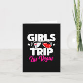 Girl's Trip Las Vegas Vacation Giro del Malcantone Karte (Vorderseite)