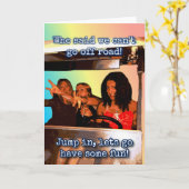 Girls Trip Lasse Spaß haben. Karte (Gelbe Blume)