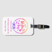 Girls' Trip Luggage Tag! customizable  Gepäckanhänger (Vorderseite (Horizontal))