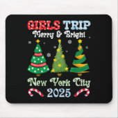 Girls Trip Merry And Bright Xmas New York City Vac Mousepad (Vorne)