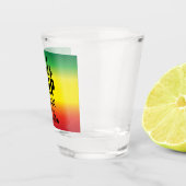 Girls Trip mit Crown Year & Name Green Yellow Red Schnapsglas (Rechts)