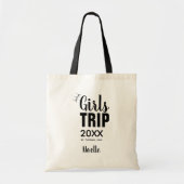 Girls Trip mit Kronen, Jahr und Namen Tragetasche (Vorne)