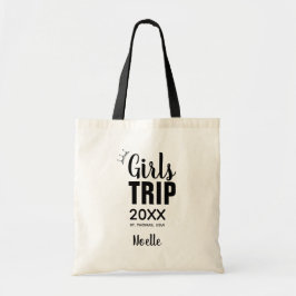 Girls Trip mit Kronen, Jahr und Namen Tragetasche