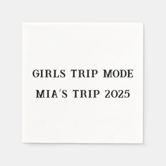 Girls Trip Mode Custom Party Napkins - Sommer 2025 Serviette