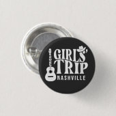 Girls Trip Nashville 2025 Urlaub Sommer Button (Vorne & Hinten)