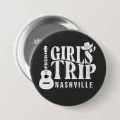 Girls Trip Nashville 2025 Urlaub Sommer Button (Vorne & Hinten)