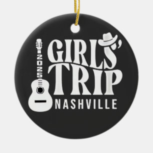 Girls Trip Nashville 2025 Urlaub Sommer Keramik Ornament