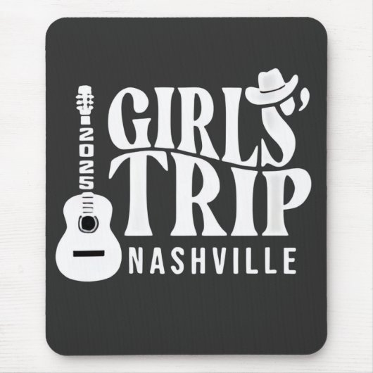 Girls Trip Nashville 2025 Urlaub Sommer Mousepad (Vorne)