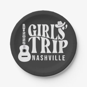 Girls Trip Nashville 2025 Urlaub Sommer Pappteller