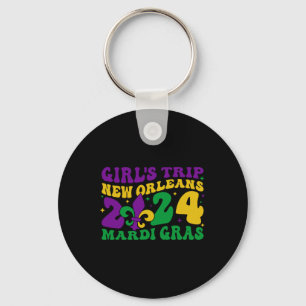 Girl's Trip New Orleans 2024 Mardi Gras Apparel Schlüsselanhänger
