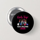 Girls Trip New Orleans 2026 Squad Matching Outfit  Button (Vorne & Hinten)