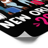 Girls Trip New Orleans 2026 Squad Matching Outfit Poster (Ecke)