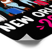 Girls Trip New Orleans 2026 Squad Matching Outfit Poster (Ecke)