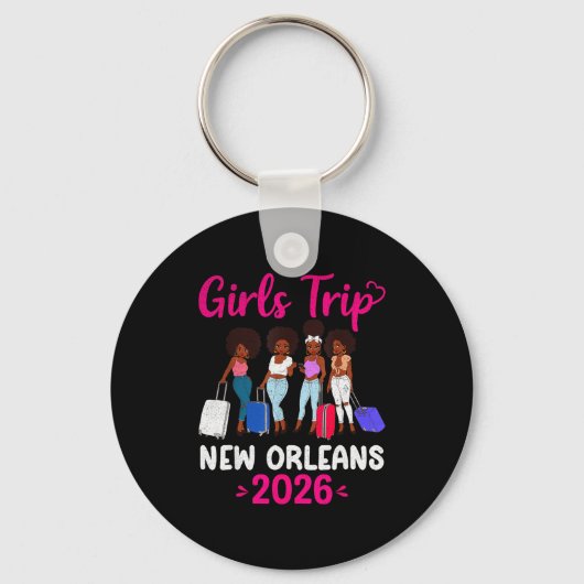 Girls Trip New Orleans 2026 Squad Matching Outfit Schlüsselanhänger (Vorderseite)