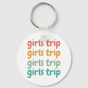 Girls Trip Niedlich Retro Girls Weekend Abenteuerr Schlüsselanhänger