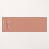 Girls Trip Personalisiert Earthy Colors Yoga Retre Yogamatte (Vorderseite (Horizontal))