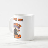 Girls Trip Retro Wicked Hexe Halloween-Party Kaffeetasse (Vorderseite Links)