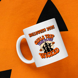 Girls Trip Retro Wicked Hexe Halloween-Party Kaffeetasse