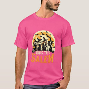 Girls Trip Salem Halloween Hexe Girls Retro T-Shirt