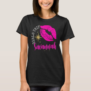 Girls Trip Savannah 2024 Girls Weekend Geburtstag  T-Shirt