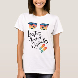 Girls Trip Shirt - Strände Booze Besties T-Shirt