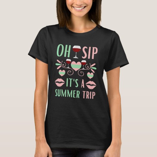 Girls Trip Sommerurlaub Reisen Ladys Trip Spaß T-Shirt (Vorderseite)