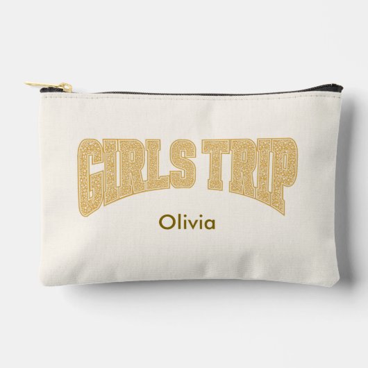 GIRLS TRIP Sunset Varsity Ditzy Floral Makeup Zubehörtasche (Vorderseite)