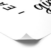 Girls trip surf surfing east coast aesthetic white poster (Ecke)