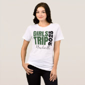 Girls Trip T - Shirt Tri-Blend Shirt (Vorderseite voll)