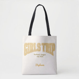 GIRLS TRIP Varsity Summer Sunset Ditzy Floral Tasche
