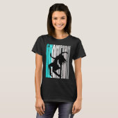 Girls Turquoise Dance Champion Musical Dancer T-Shirt (Vorne ganz)