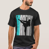Girls Turquoise Jiu Jitsu Champion Jiu Jitsu Team T-Shirt (Vorderseite)