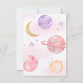 Girl's Two the Moon Dankeschön Karten (Rückseite)