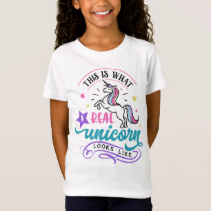 Girls Unicorn Shirt, Niedlich Real Unicorn T-Shirt