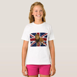 Girl's union jack t shirt