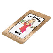 Girls Vacation Glam Funny für ihre Kreuzfahrt Tür Magnet (Linke Seite)
