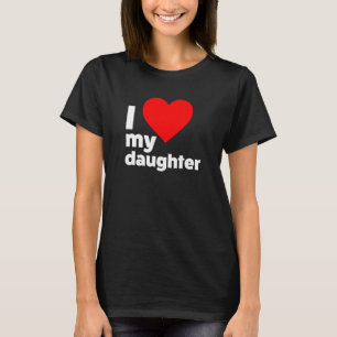 Girls Vintag Daughter 70er Liebe T-Shirt