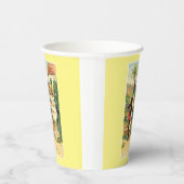 Girls Vintag Ostersonne Pappbecher (Rechts)