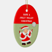 Girls Volleyball Christmas Collectif Keramik Ornament (Rechts)