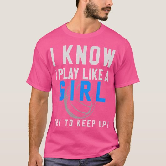 Girls Volleyball Girls Volleyball T-Shirt (Vorderseite)