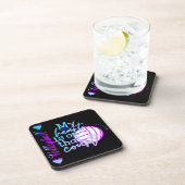 Girls Volleyball Mein Herz steht an diesem Gericht Getränkeuntersetzer (Rechte Seite)