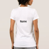 Girls Wakeboarder tee - Liebe Hashtag Wakeboarding (Rückseite)