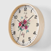 Girls Wall Clock - Personalisierte Geschenkidee Uhr (Winkel)