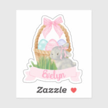 Girls Wasserfarbe Osterkorb