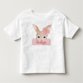 Girls Wasserfarbe Rosa Ostersonne Kleinkind T-shirt