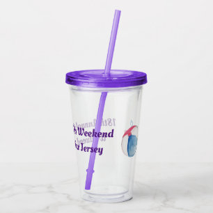 Girls Weekend Anpassbar w Bucket & Beach Ball Acryltrinkbecher
