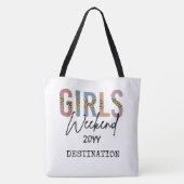 Girls Weekend Cheetah Print Girls Tour Tasche (Rückseite)