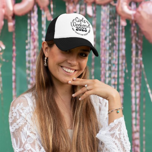 Girls Weekend Color Anpassbare Trucker Hat Truckerkappe