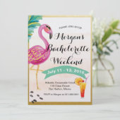 Girls Weekend Einladung (Stehend Vorderseite)